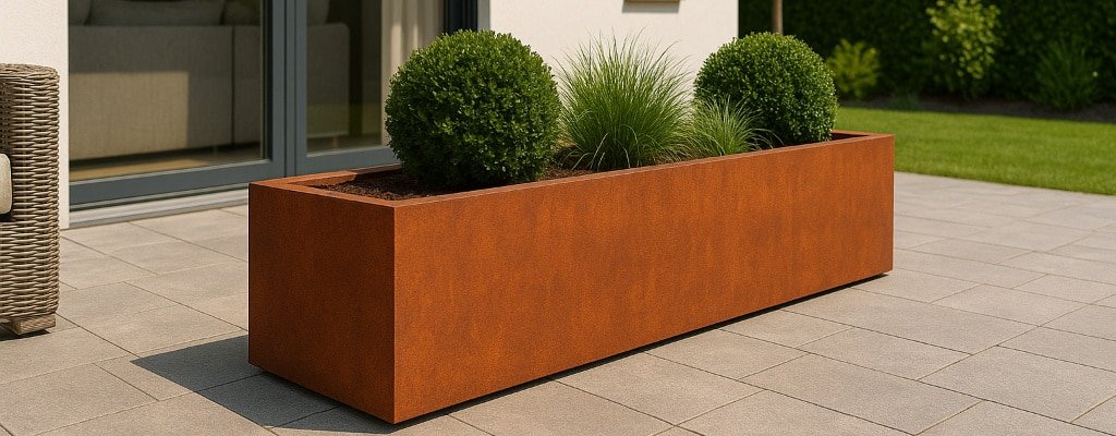 Pflanzkübel aus Cortenstahl nach Maß - individuelle Auswahl-p