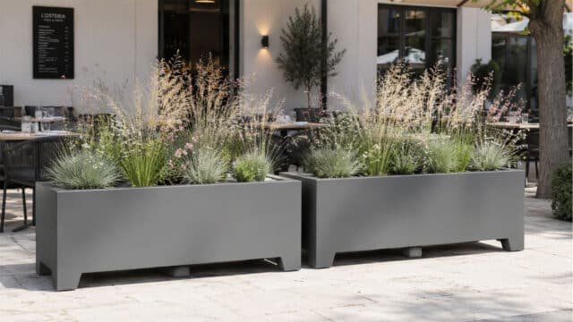 Pflanzkübel aus Aluminium | Apollo 25